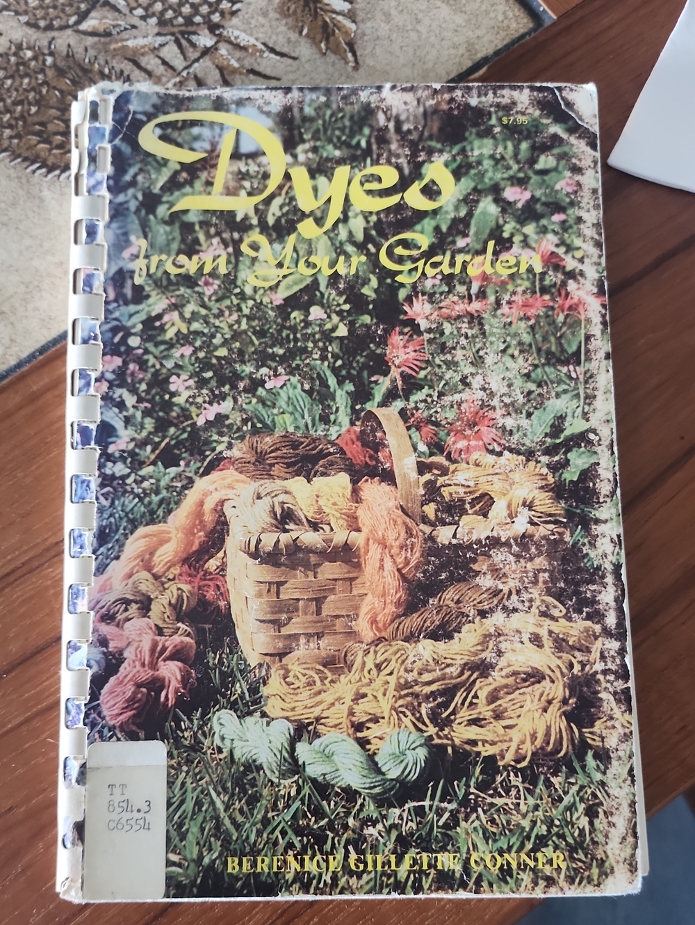 Dyes From Your Garden Book - Yellow & Green Cover
